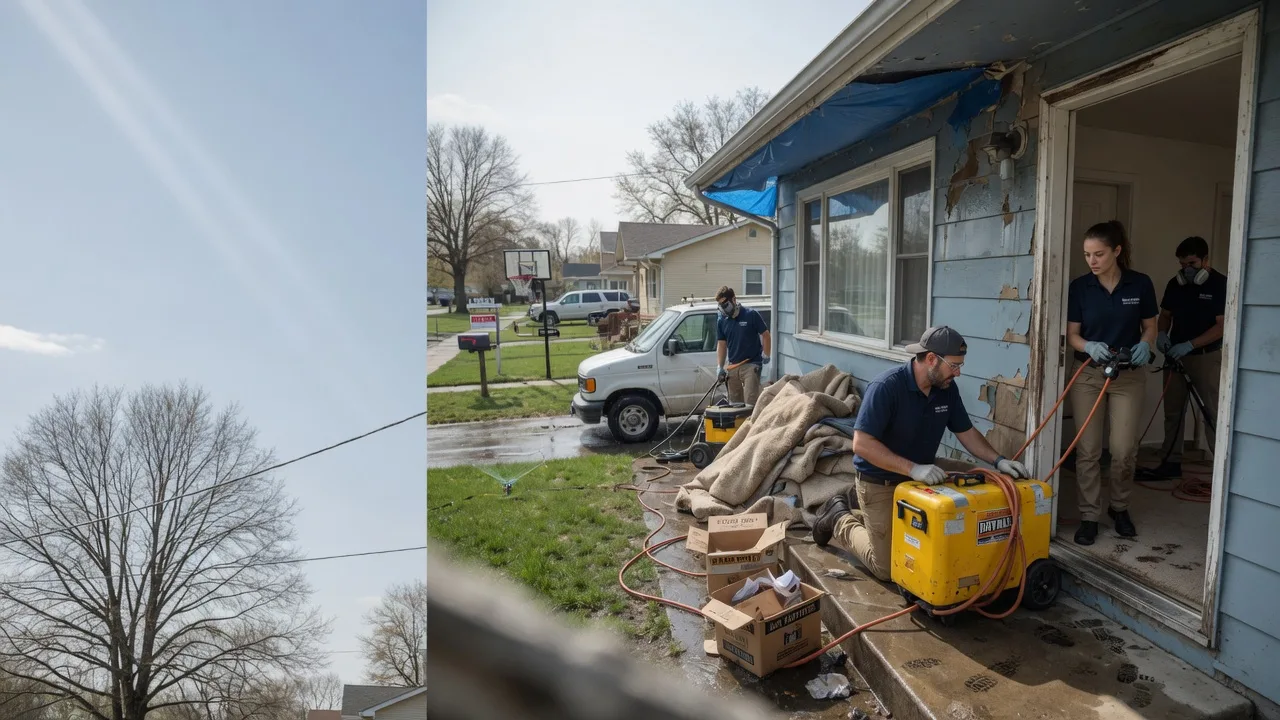 Basement Flood Cleanup in Dana, IN near me